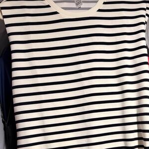 Classic Black & White Striped Tee